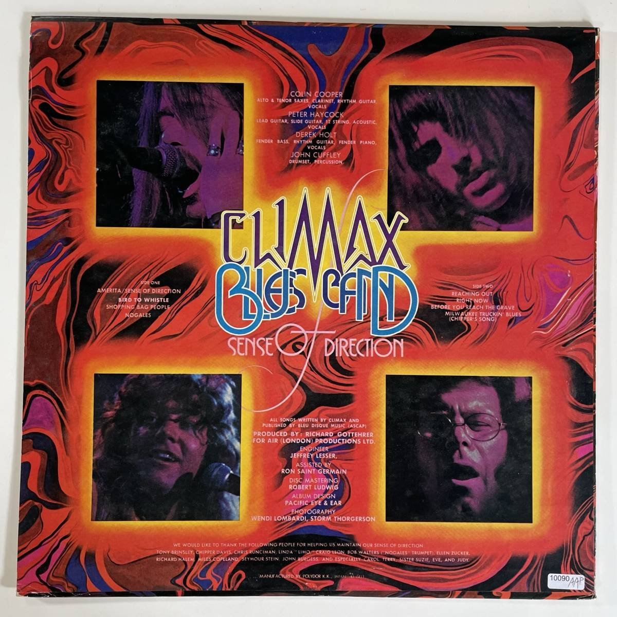 10090 【プロモ盤★美盤】 Climax Blues Band/Sense Of Direction_画像2