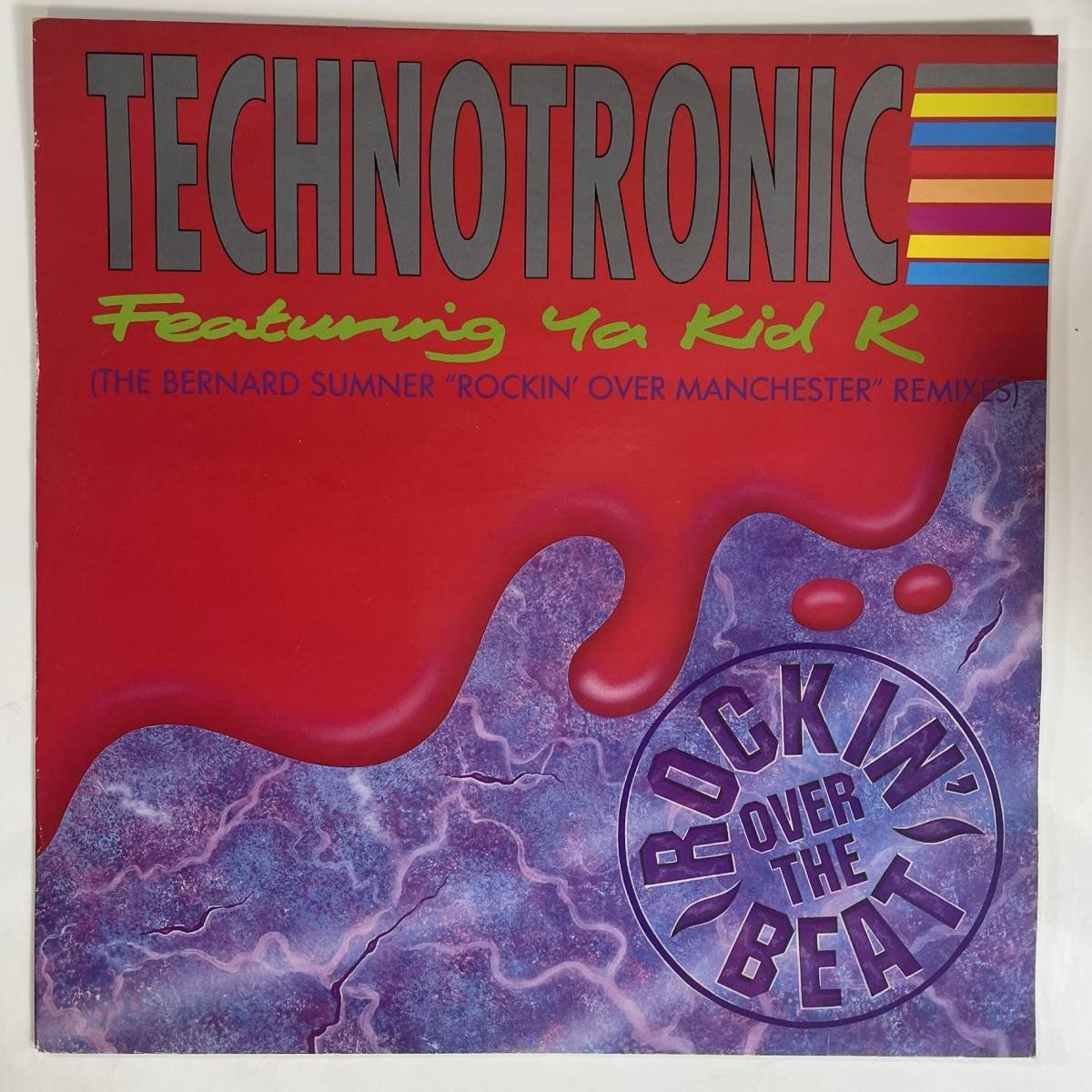 11164 【UK盤★美盤】 Technotronic Featuring Ya Kid K/Rockin' Over The Beat_画像1