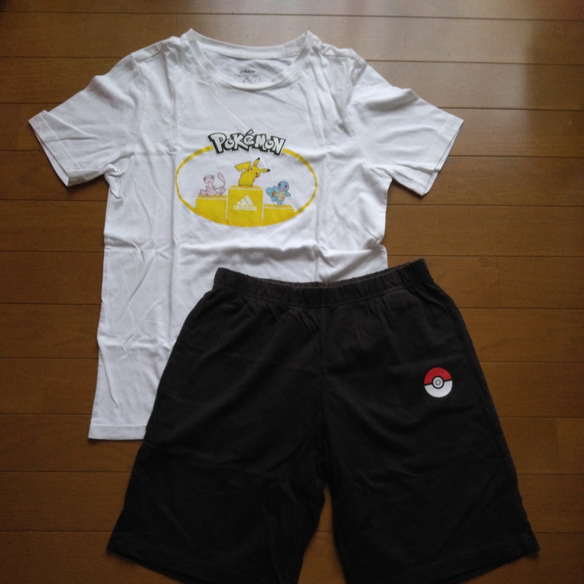 Pokemon adidas Adidas short sleeves * short pants top and bottom set 