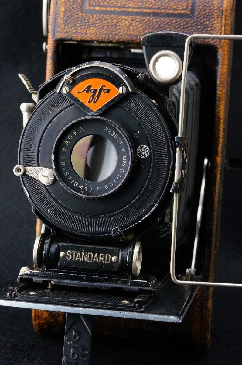 AGFA アグファ STANDARD Type 254 ANASTIGMAT- F6.3 10.5cm ドイツ製!! 6x9判 120 ブローニー アンティーク 蛇腹 カメラ 0913_画像1