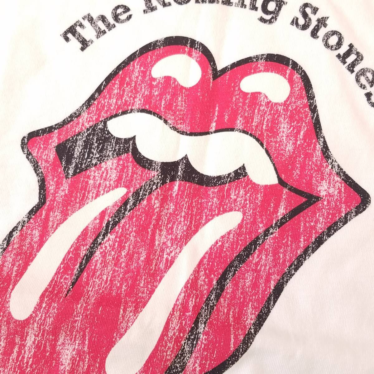 魅惑のバンドT特集! 新品『GU(ジーユー) × THE ROLLING STONES(ザ・ローリング・ストーンズ)』WOMEN グラフィックTシャツ(リンガー) 白 S_画像6