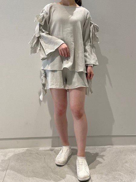 ジェラートピケ gelatopique ガーゼ リボン プルオーバー ジェラートピケ gelatopique ガーゼ リボン プルオーバー