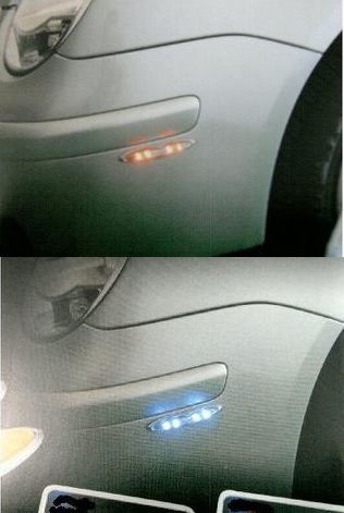 サイドマーカー LED ブルー 汎用・高輝度・type3 ウインカー ハザード_画像3