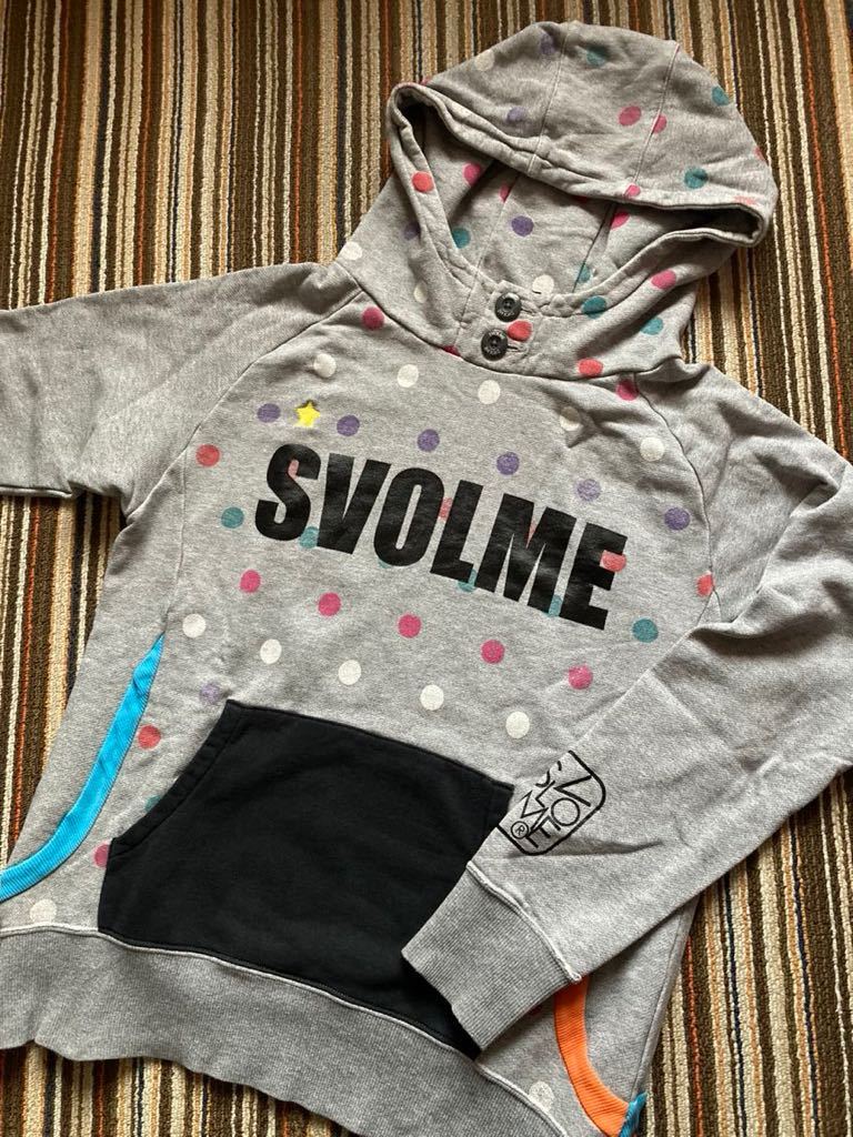 svolme スボルメ ドット柄 総柄SVOLME ジップアップパーカー ジップパーカー ジップパーカ サッカー フットサル ウェア ピステ トップス