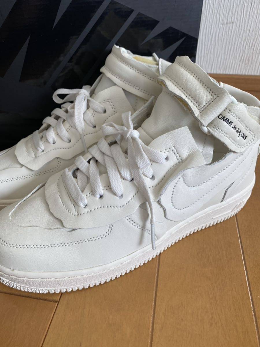 新品 Nike Air Force 1 Mid x Comme des Garcons コラボシューズ 新品 Nike Air Force 1 Mid x Comme des Garcons コラボシューズ