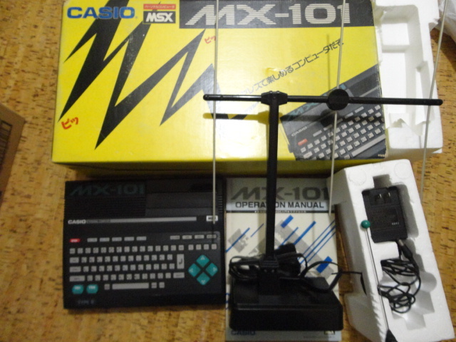 箱説アンテナ付 カシオCASIO MX-101 本体 起動確認済 他本体ソフト出品