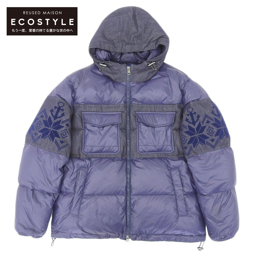 美品 ETRO エトロ Zip-Up Hooded Padded Jacket フーデッド パデッド