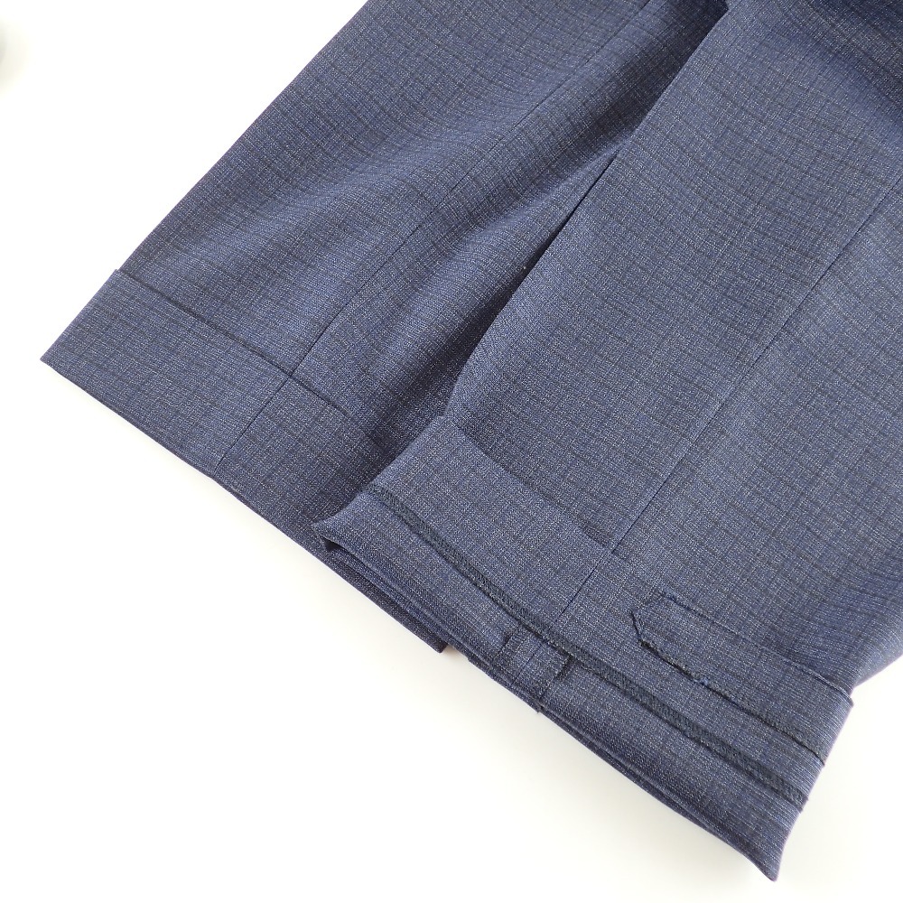 Kiton キートン UA89K02N0123 ネイビー ウインドーペーン スーツ