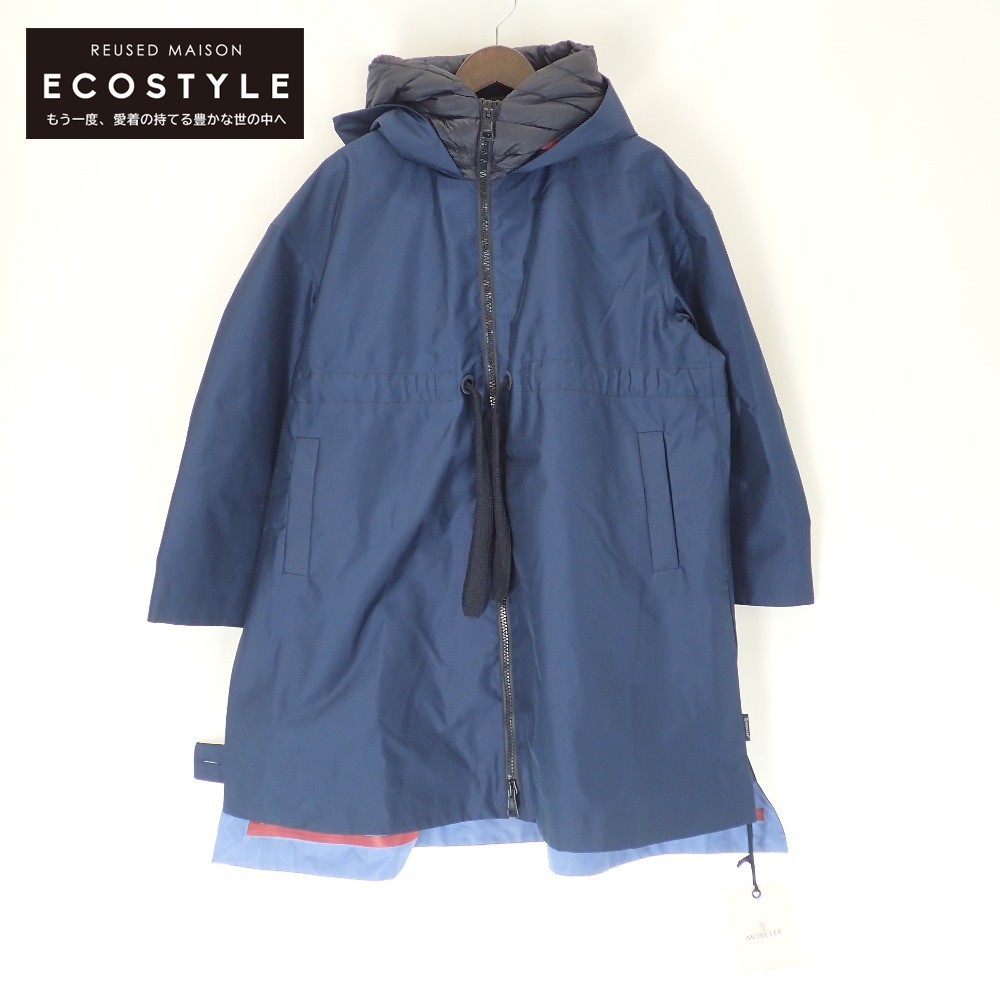 注目の福袋! ダウンフード付 AIGUE モンクレール MONCLER 新品同様/国内正規 ナイロン レディース ネイビー 00 コート その他 注目の福袋! ダウンフード付 AIGUE モンクレール MONCLER 新品同様/国内正規 ナイロン レディース ネイビー 00 コート その他