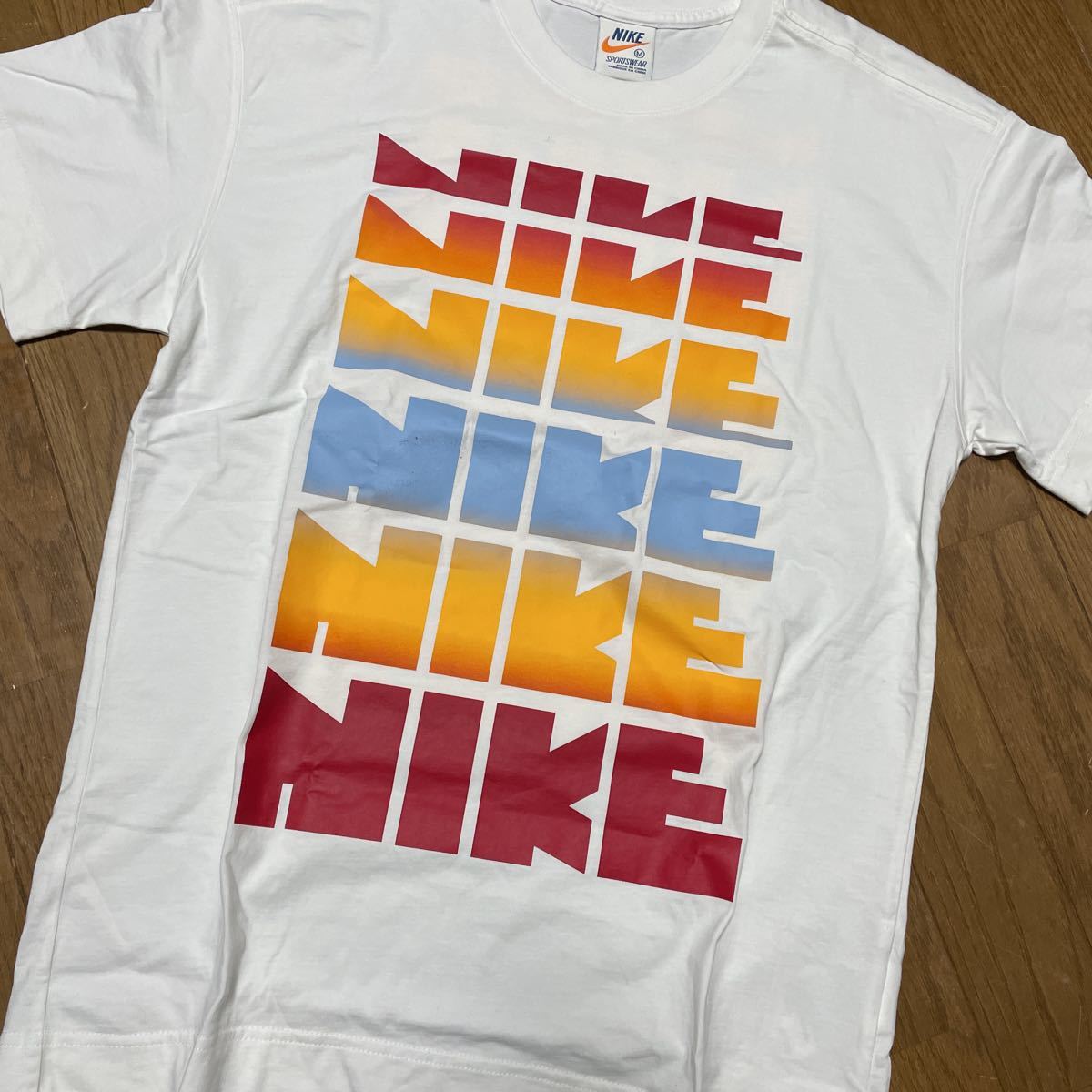 出産祝い ナイキ 四連 NIKE 激レア 4連ゴツナイキ 風車 オレンジタグ T