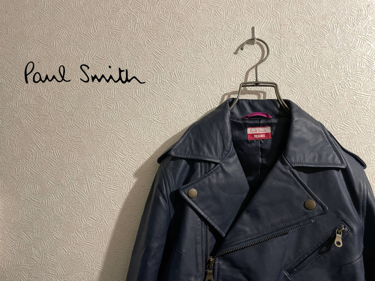 ◯ Paul Smith ゴートスキン ダブル ライダース ジャケット / ポール