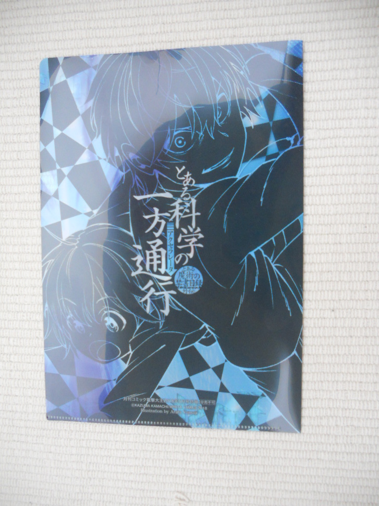 ☆月刊コミック電撃大王　2018年5月号　特別付録　特製クリアファイル　とある科学の一方通行　アクセラレータ＆ラストオーダー　新品☆_画像2