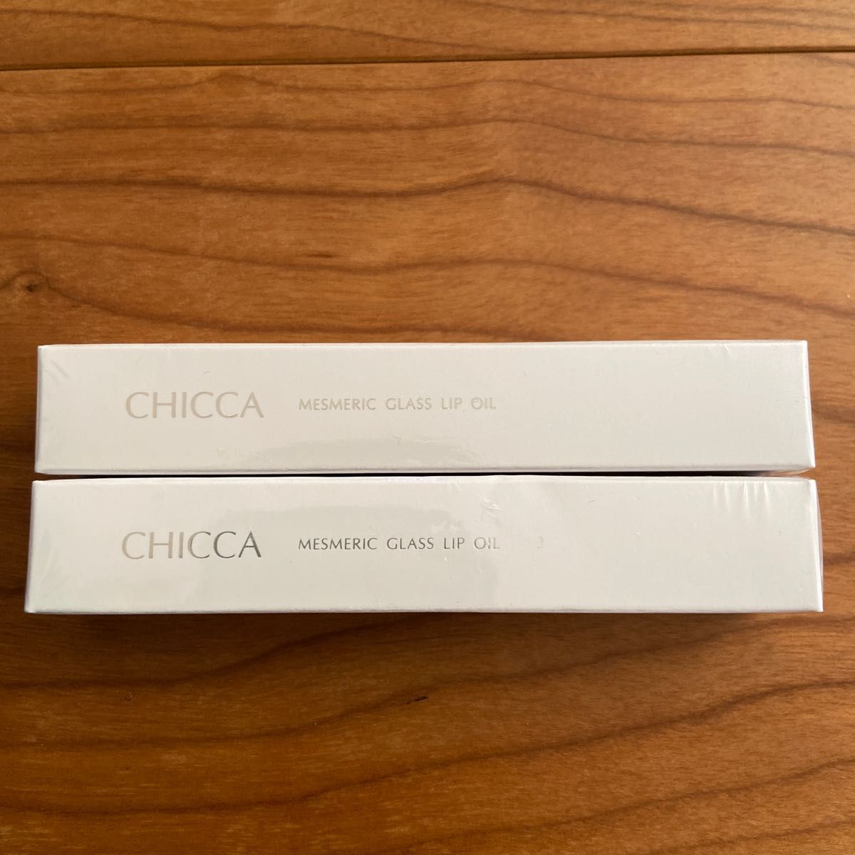 【新品未使用】CHICCA キッカ メスメリックグラスリップオイル　02サンシャインラブ　08ダークアップル　グロス　唇用美容液