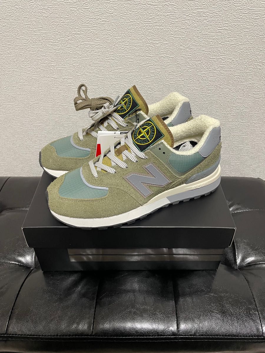 new balance × stone island 574 28cm