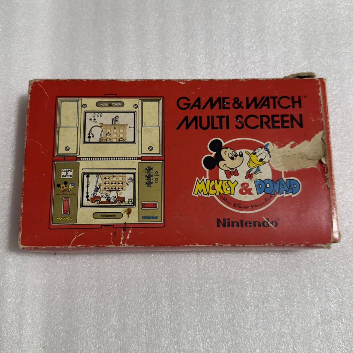  nintendo Game & Watch multi screen Mickey & Donald GAME&WATCH