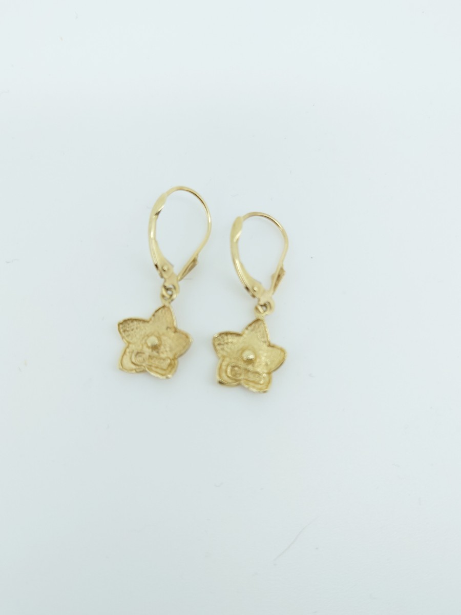  Hawaiian jewelry k14 hook earrings 