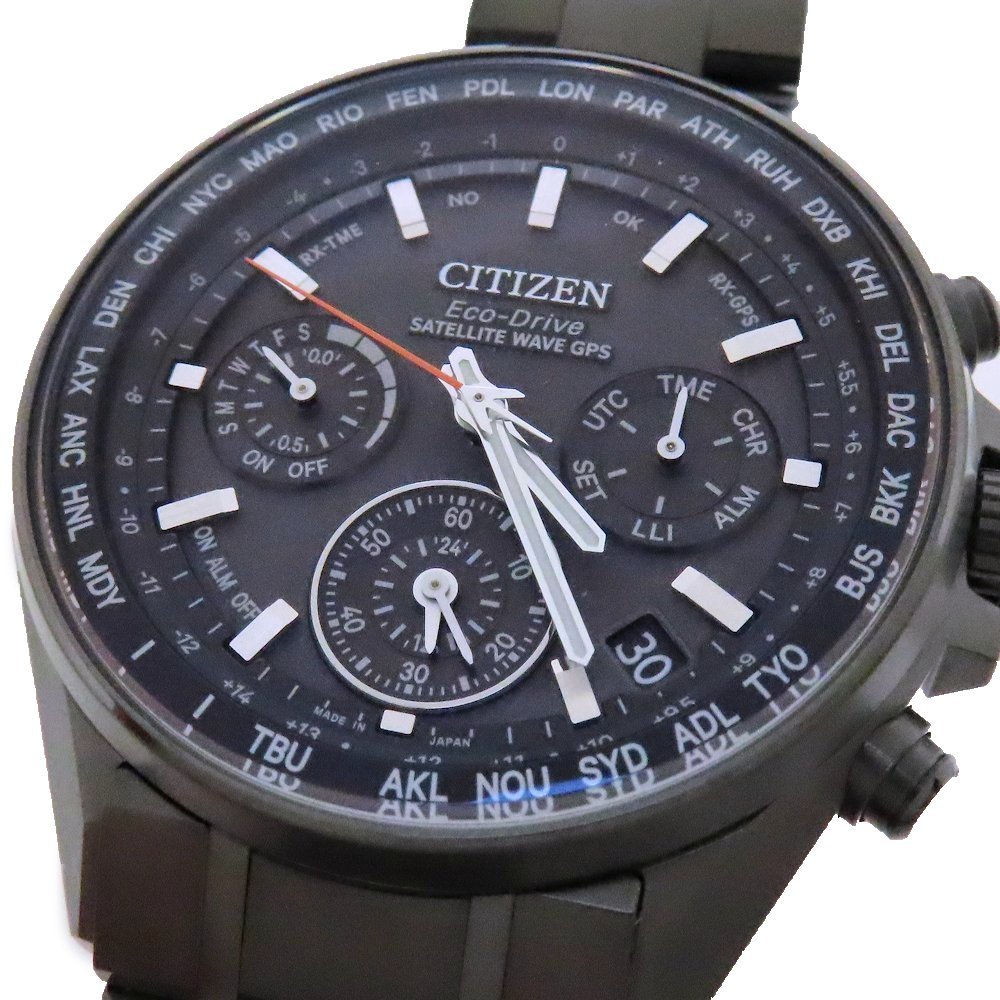 満点の満点のCITIZEN シチズン GPS アテッサ CC4004-58E 腕時計