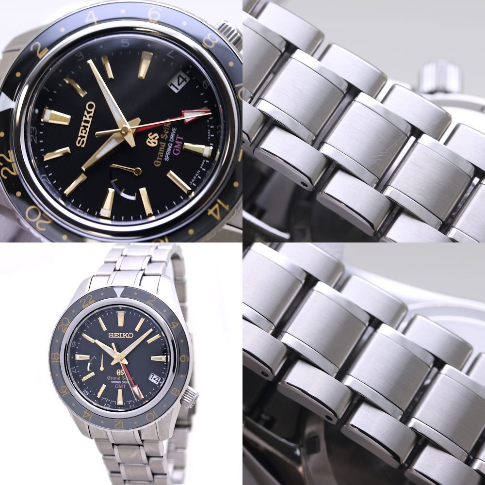 セイコー Grand Seiko GS スプリングドライブGMT ブライトチタン SBGE015 9R66-0AF0 マスターショップ限定 メンズ/38858【中古】【腕時計】_画像7