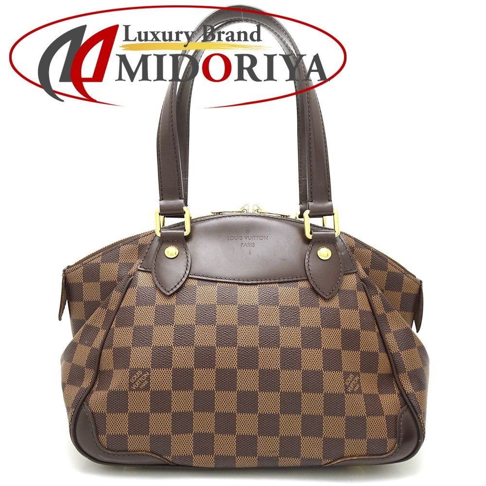 ルイ・ヴィトン・ダミエ LOUIS VUITTON ヴェローナPM N41117 ハンドバッグ エベヌ / 350223【中古】_画像1