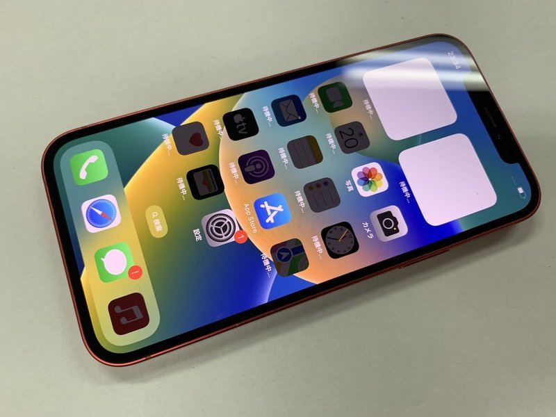 DW610 SIMフリー iPhone12 レッド 128GB ジャンク ロックOFF-