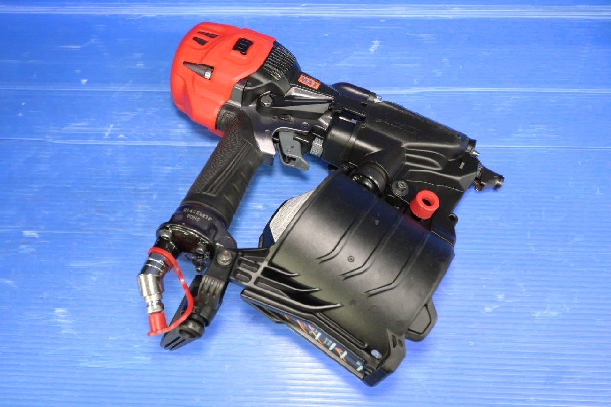 マックス 高圧釘打機 HN-90N5(D)-G 90mm くぎ打機 MAX 動作確認済