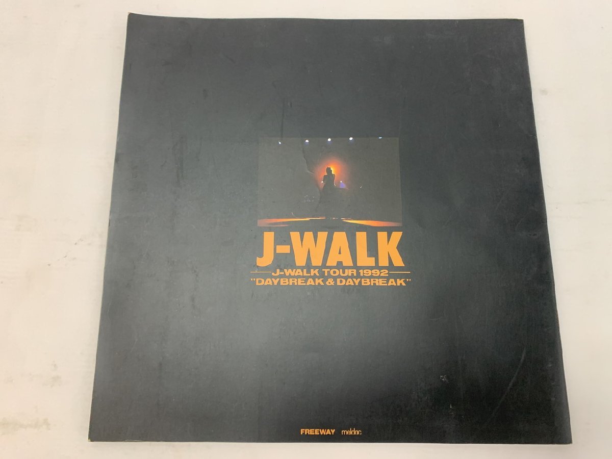 J-WALK Jaywalk 1992 ツアーパンフ 中村耕一 サイイン入り？ 生写真付き パンフレット