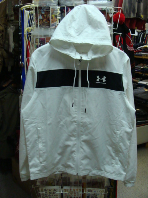 UNDER ARMOUR Under Armor Zip выше полиэстер Parker белый × чёрный (MD)