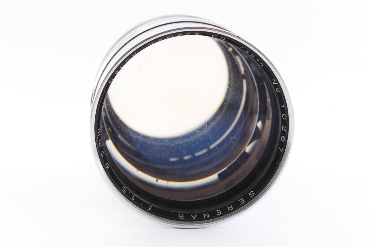 130950円 Canon キャノン セレナー serenar 85mm F1.5 初期型1 130950円 Canon キャノン セレナー serenar 85mm F1.5 初期型1