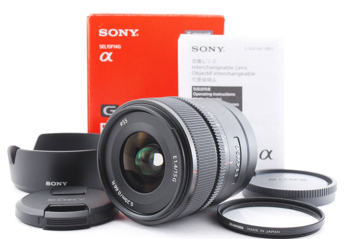 新品級☆SONY ソニー E 15mm F1.4 G SEL15F14G #V44 erc.gov.np
