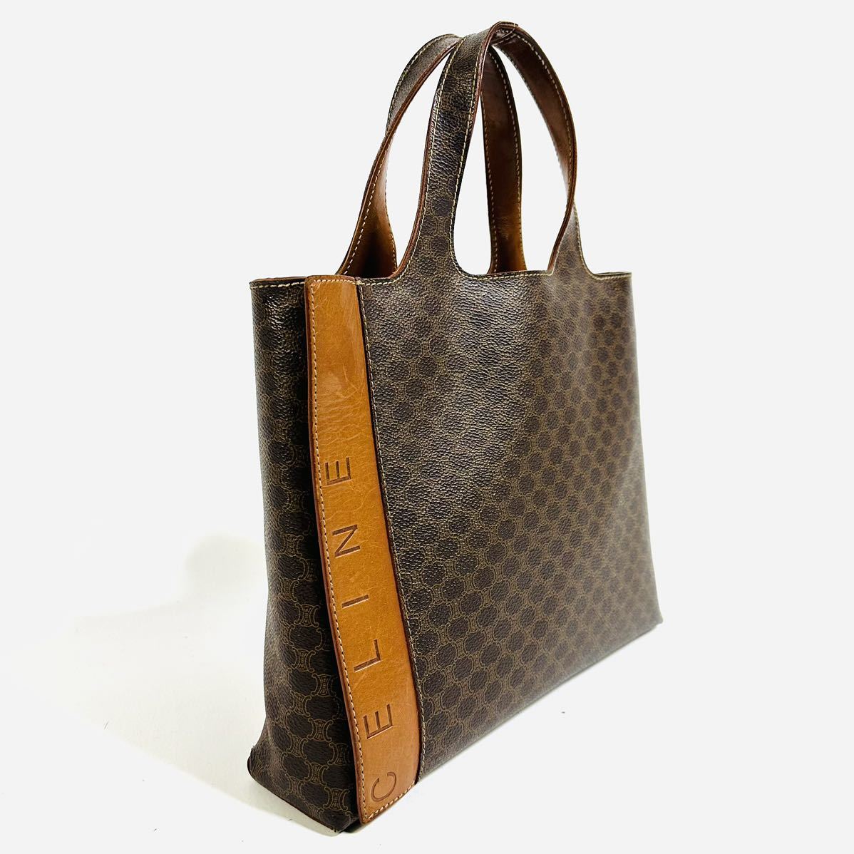 希少品】CELINE セリーヌ マカダム 柄 ヴィンテージ ブラゾン