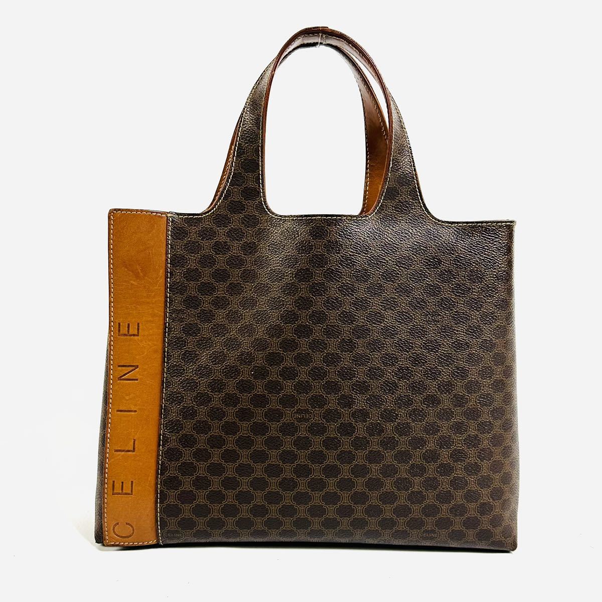 希少品】CELINE セリーヌ マカダム 柄 ヴィンテージ ブラゾン