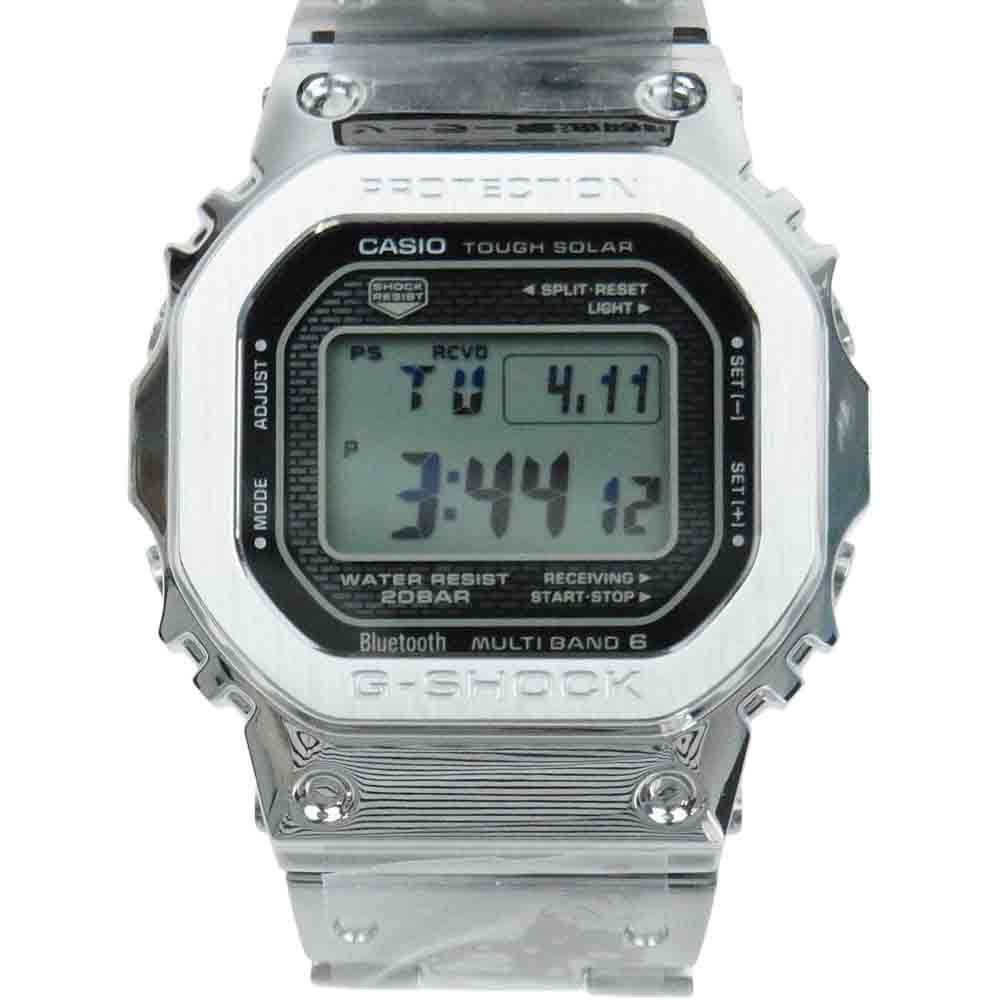 CASIO G-SHOCK カシオ ジーショック GMW-B5000D-1JF FULL METAL フルメタル シルバー 電波ソーラー ウォッチ  腕時計 シルバー系【新古品】