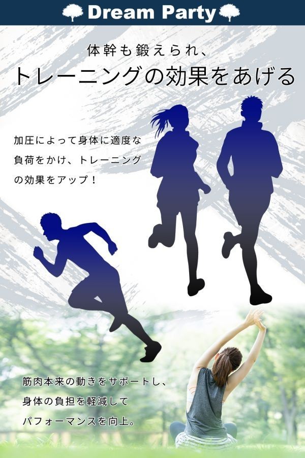 【理学療法士推奨】強圧 加圧シャツ 加圧インナー メンズ レディース 脂肪燃焼 インナーシャツ 2枚 姿勢矯正 背筋 猫背 長袖 Mサイズ dp214_画像7