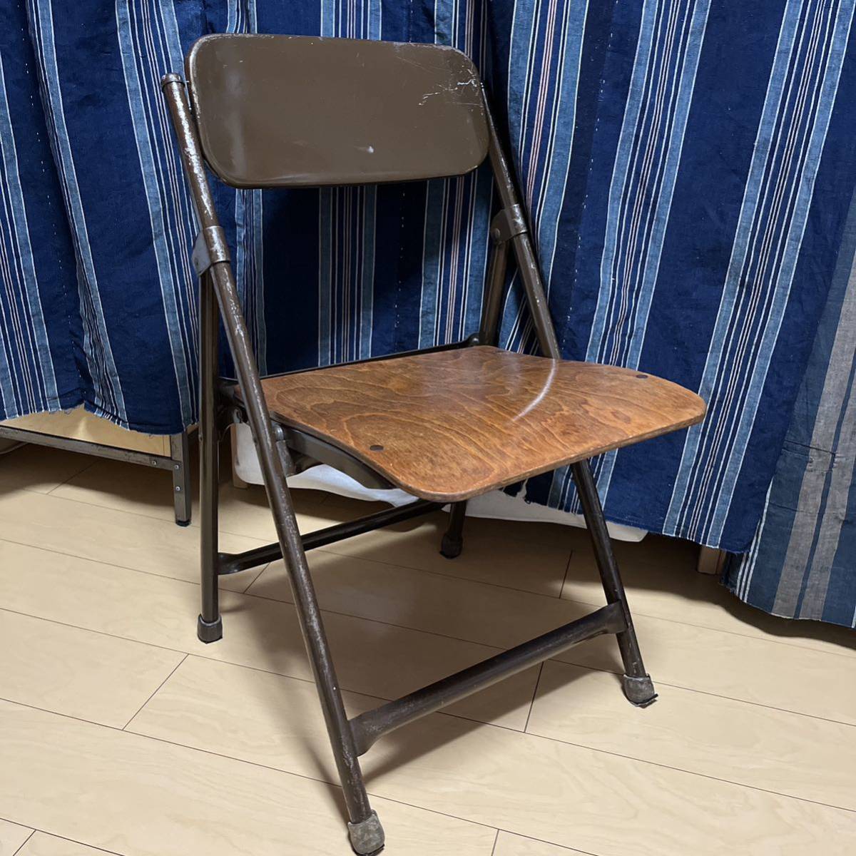 40s the norcor folding chair norcor manufacturing company 40年代 アメリカ製 フォウルディング チェア 折りたたみ椅子 パイプ椅子
