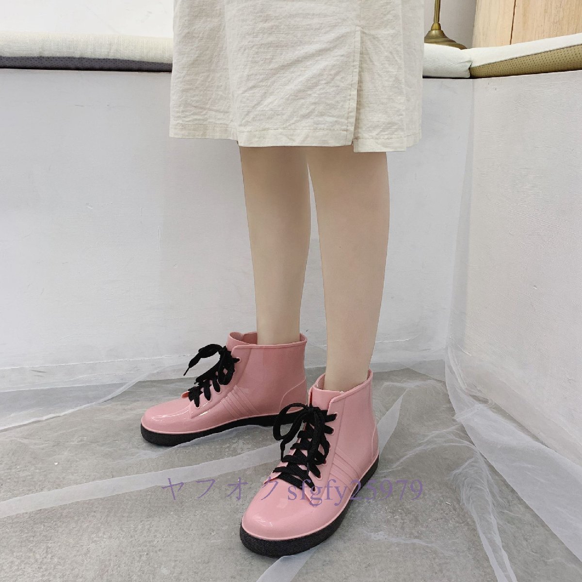 A279G новый товар  популярный ★ дождь   ботинки   женский  　 женщина     ...　 дождь   обувь  　 водонепроницаемый 　...　...　... дождь 　 одноцветный   D
