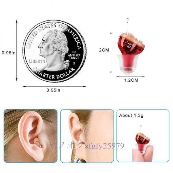 L411* new goods .. handicapped oriented difficult to see wireless Mini amplifier * seniours oriented adjustment possible hearing aid. 