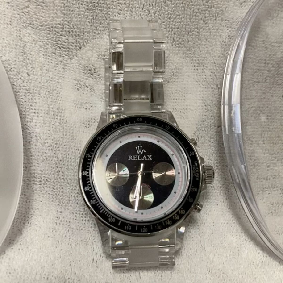 relax 新品 生産終了 機械式 腕時計 自動巻き 裏透け リラックス noob