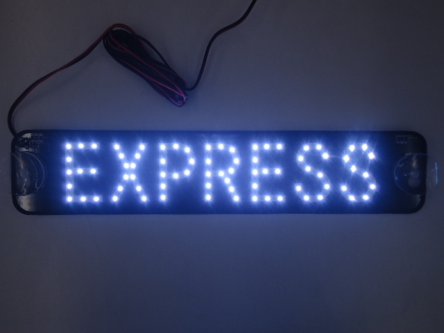 24ｖ LED EXPRESS プレート ホワイト トラック用品 エクスプレス_画像1