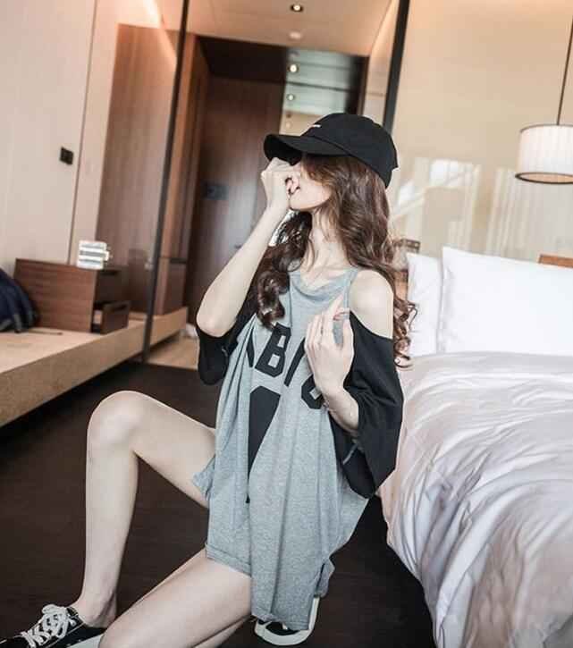 韓国風 女夏新しい 半袖Tシャツ 気質ファッションTシャツ レディーストップ XL グレー