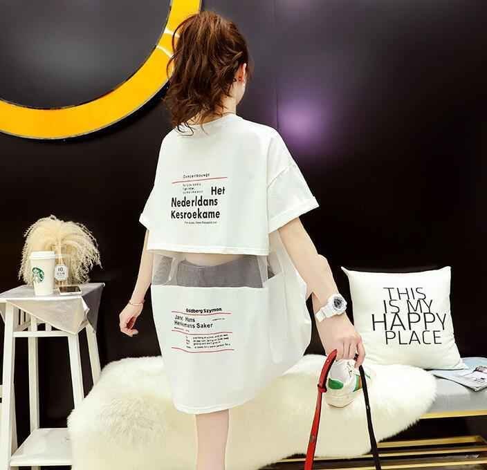 韓国風 女夏新しい 半袖Tシャツ 気質ファッションTシャツ レディーストップ XL パープル