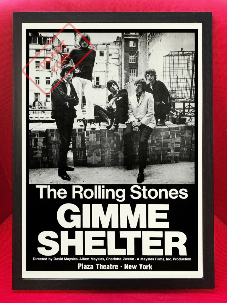  постер * low кольцо Stone z[gimi-* ракушка ta-(Gimme Shelter)] NY premium сверху . час постер * ад z Angel z/Rolling Stones