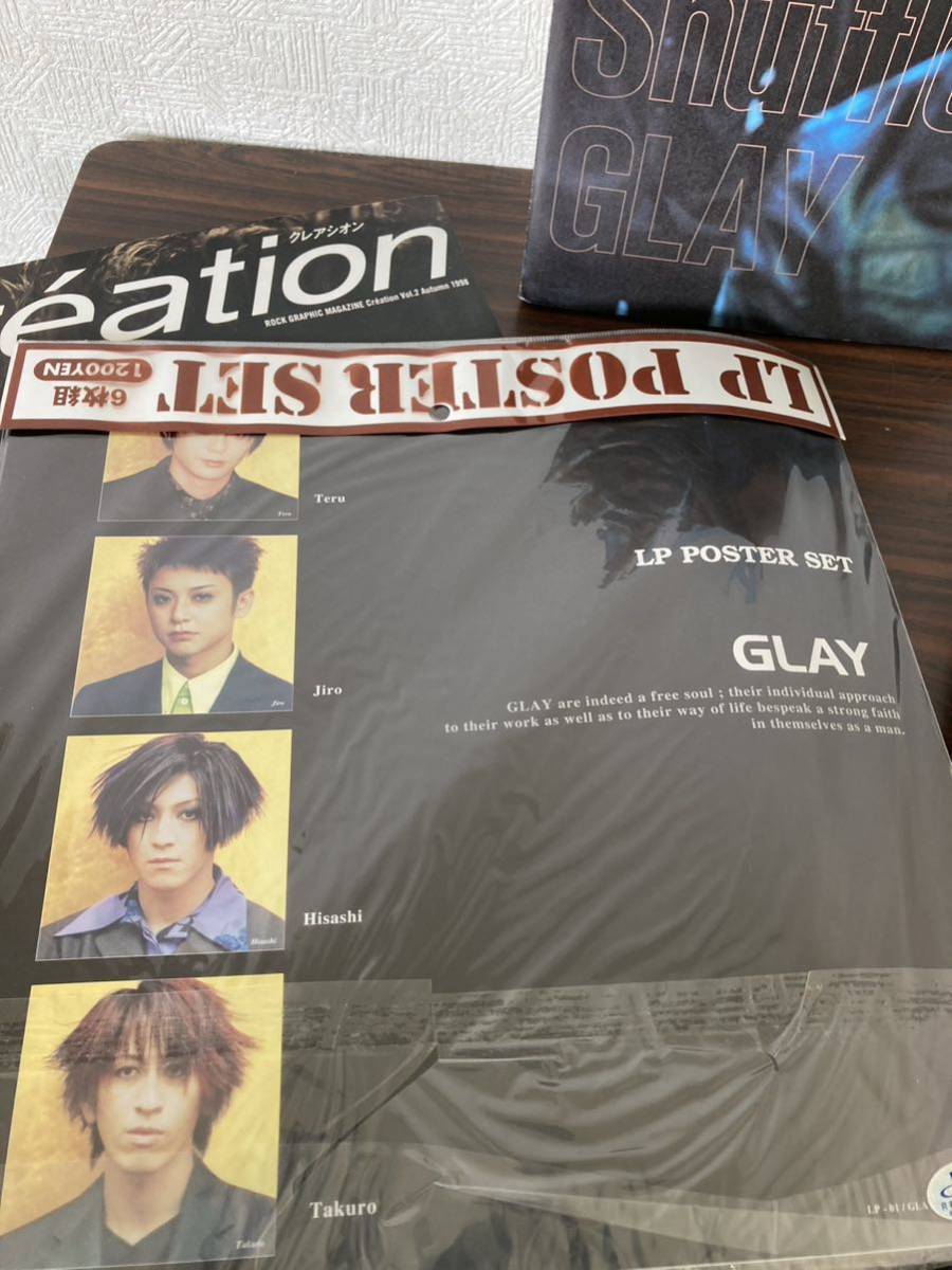 GLAY photoalbum poster etc. 4 point 