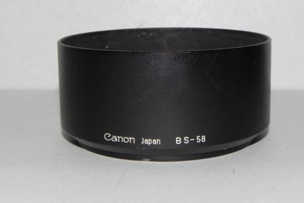 Canon BS-58 レンズ フード (底面金属製)_画像1