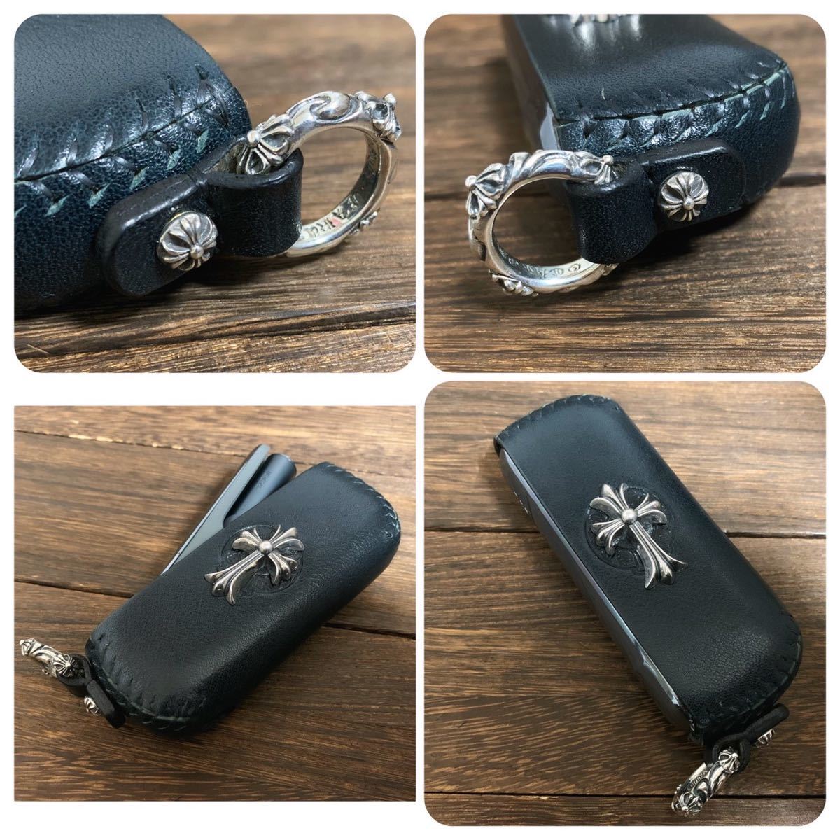 最高級 silver925 iQOS ILUMA レザーケース カバー sv925 クロス 最高級 silver925 iQOS ILUMA レザーケース カバー sv925 クロス