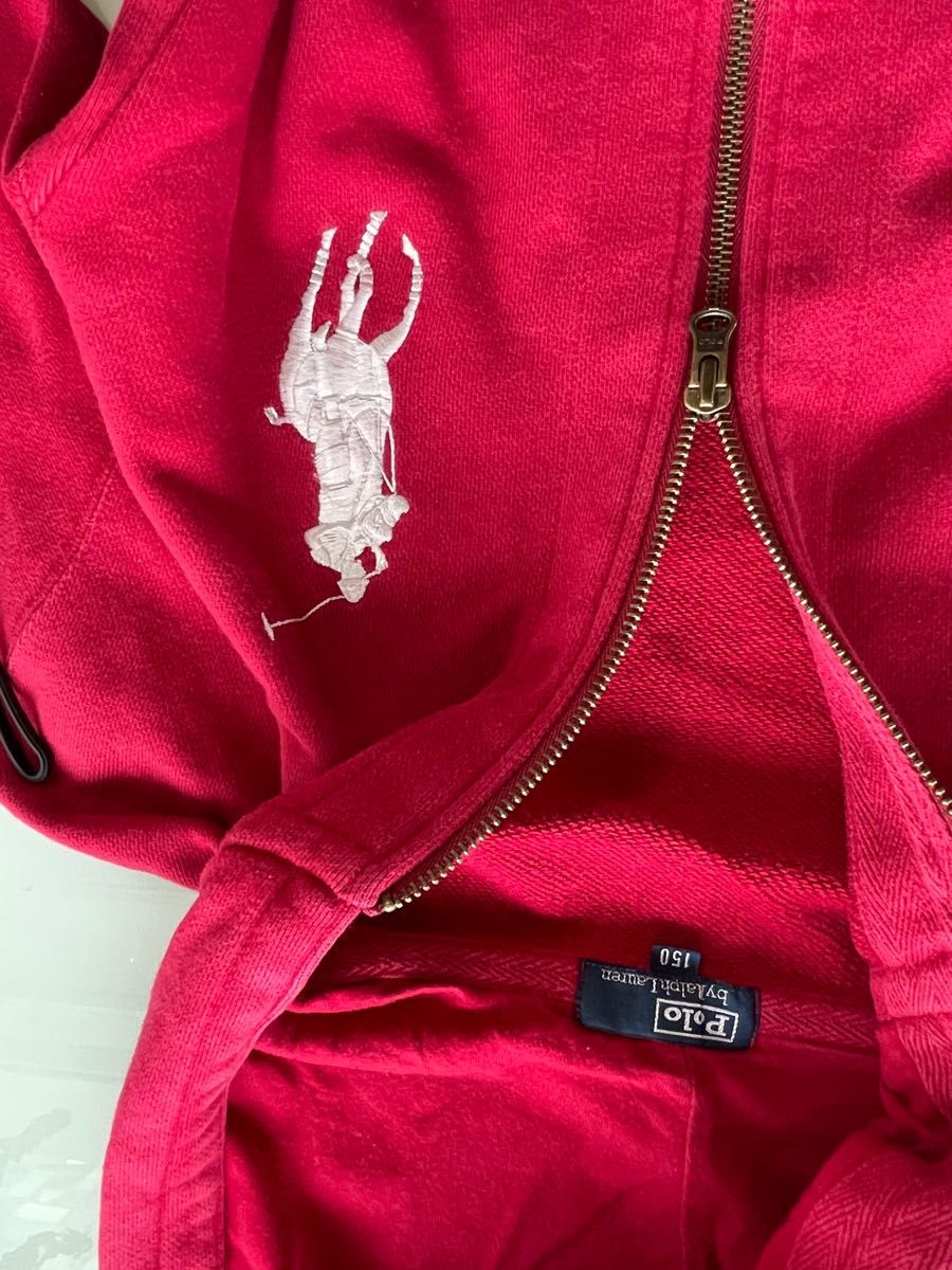 ラルフローレン　ビックポニー　赤　パーカー　150 POLO RALPH LAUREN