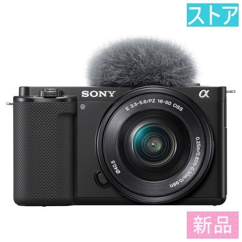 新品 ミラーレス デジタル一眼カメラ ブラック SONY VLOGCAM ZV-E10L