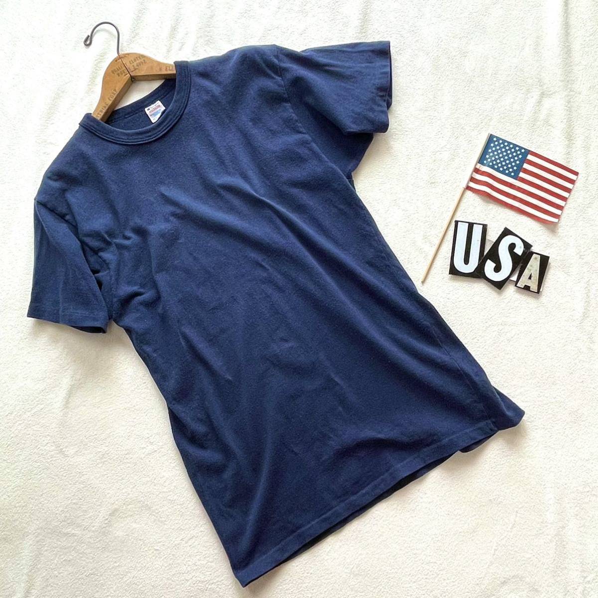 【お試し価格!】 美品!80s無地チャンピオントリコタグビンテージTシャツネイビーUSA製アメリカ米国80年代カレッジヴィンテージ半袖コットン100% 半袖Tシャツ 【お試し価格!】 美品!80s無地チャンピオントリコタグビンテージTシャツネイビーUSA製アメリカ米国80年代カレッジヴィンテージ半袖コットン100% 半袖Tシャツ