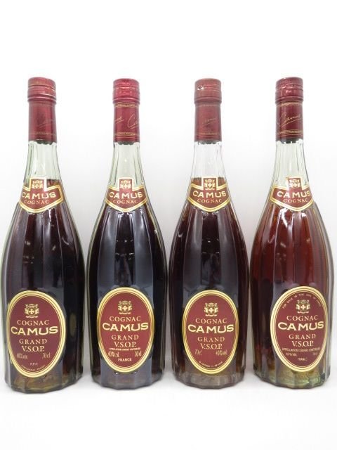 未開栓 洋酒 カミュ グランド VSOP CAMUS 700ml 40% 4本セット