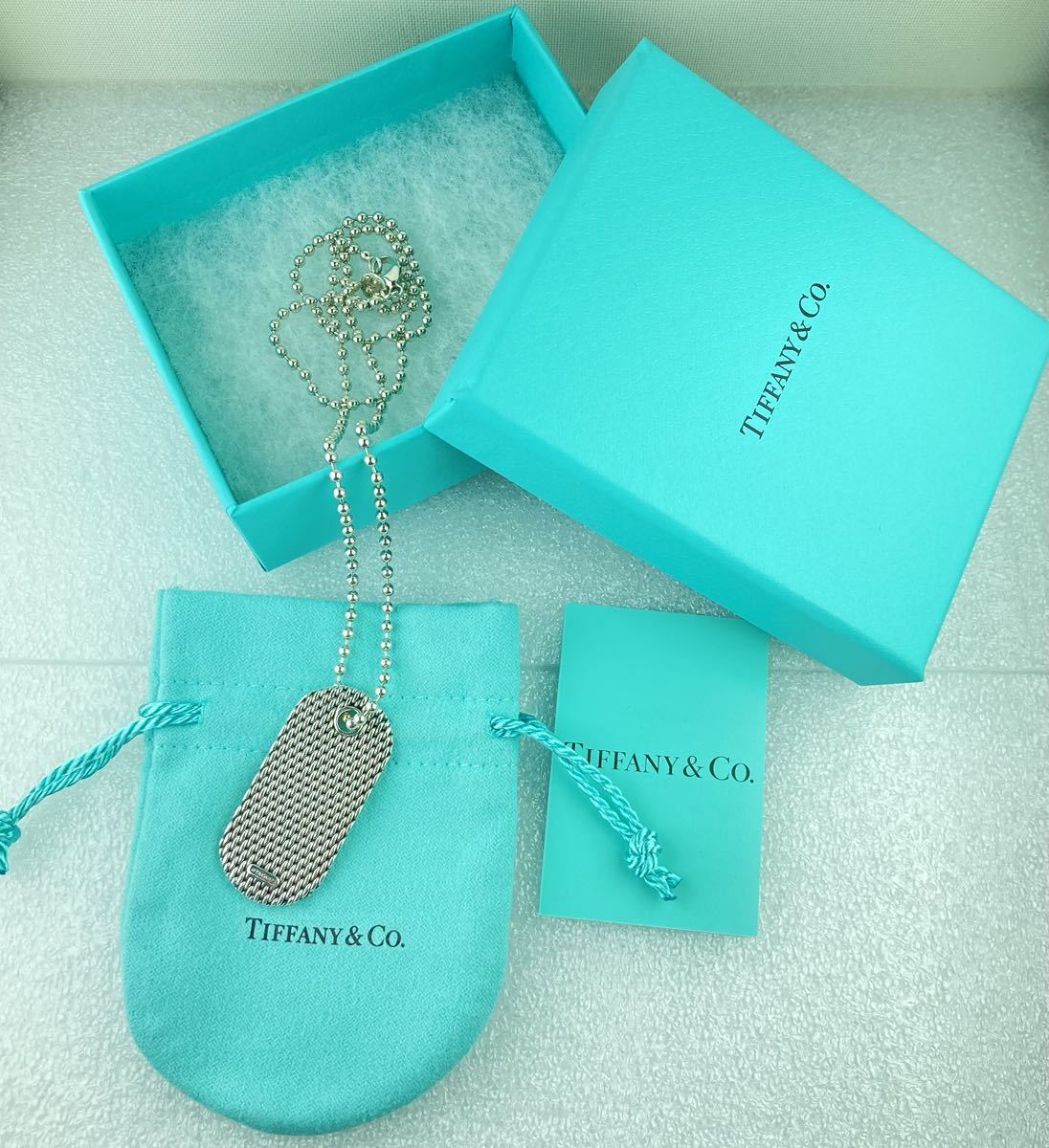 Tiffany&Co. ティファニー サマセット ドッグタグ ネックレス 925