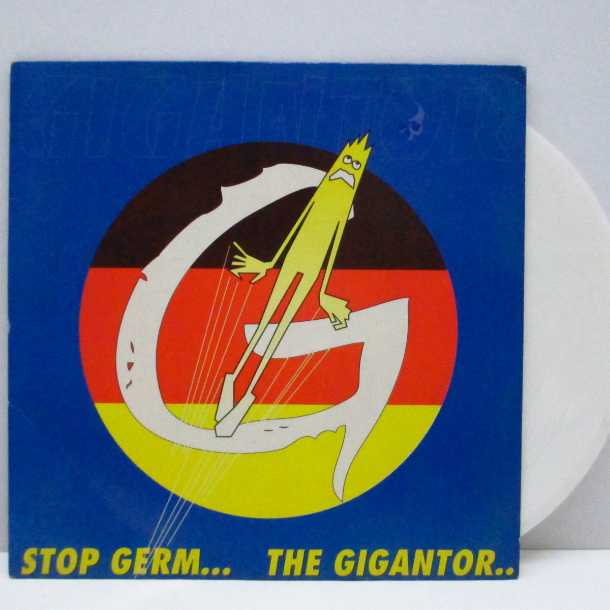 GIGANTOR -Stop Germ... The Gigantor.. (German '95年再発ホワイトヴァイナ_画像1